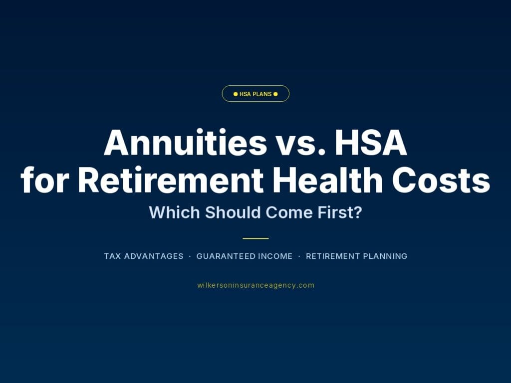 Annuities vs. HSA for Retirement Health Costs