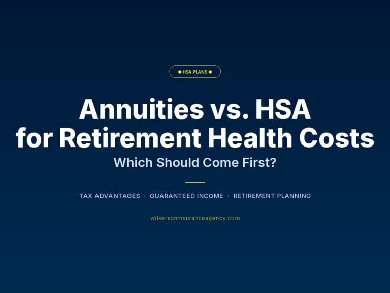 Annuities vs. HSA for Retirement Health Costs